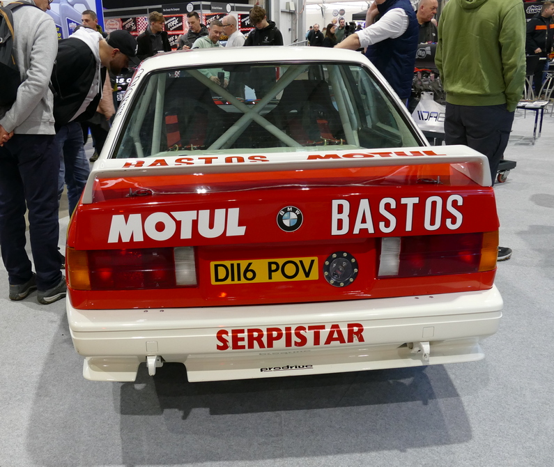 1988 BMW Prodrive BMW E30 M3 Group A Rally Car. Rear.