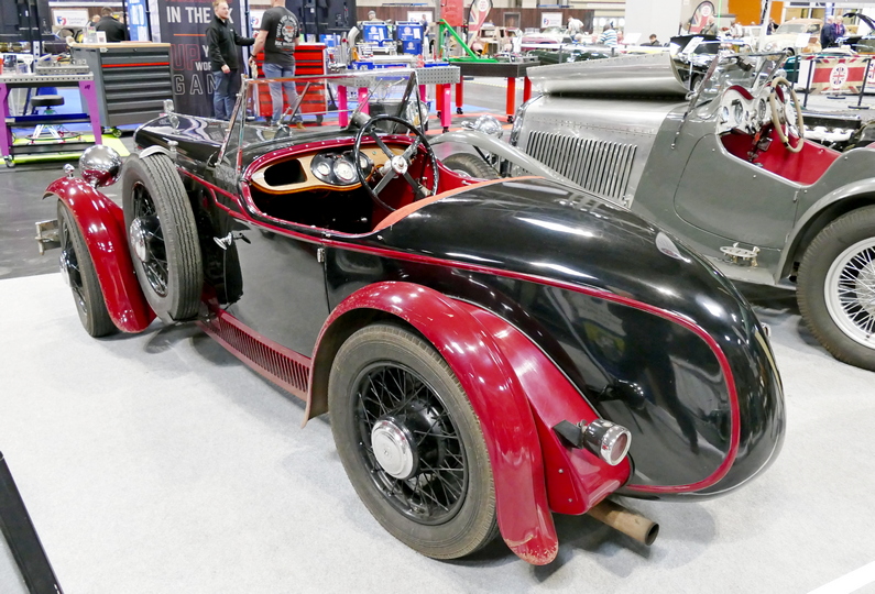 1932 Wolseley Hornet with Swallow coachwork. Rear.