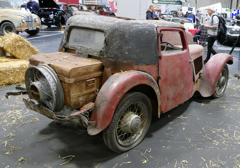 1933 SS Cars Ltd. SS Series 1 Coupe. Rear.