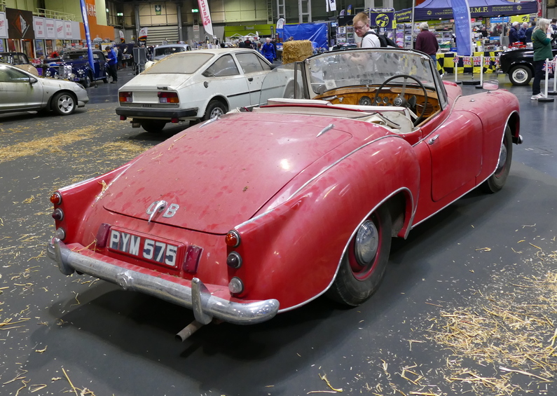 1954 Daimler Conquest Roadster with Hooper body. Rear.