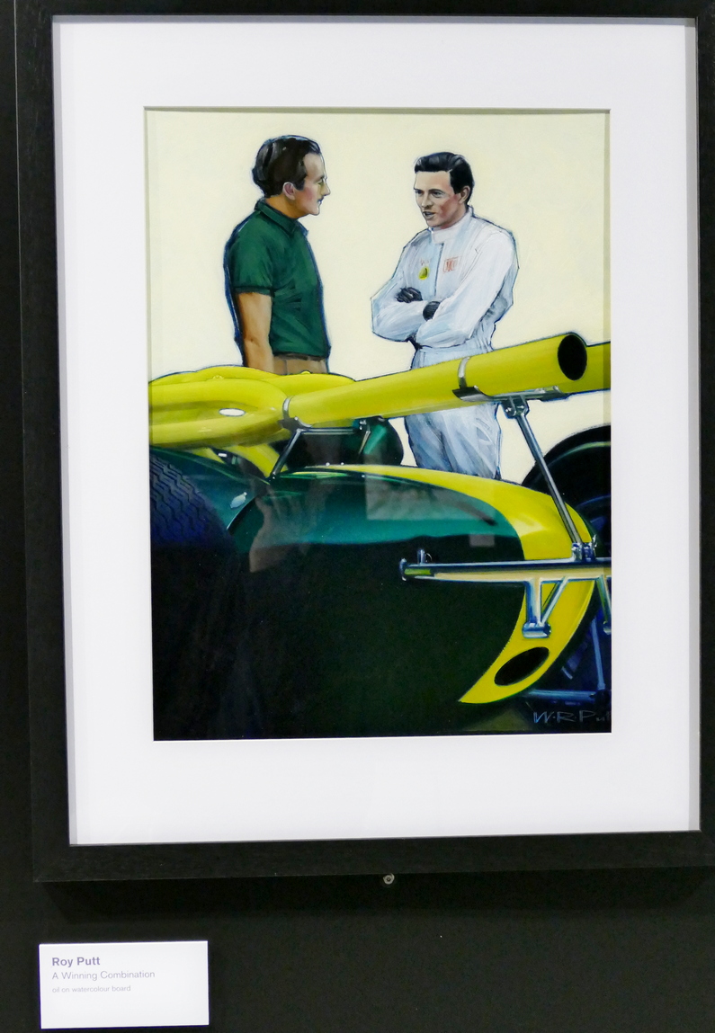 A Winning Combination (Colin Chapman and Jim Clark) by Roy Putt.