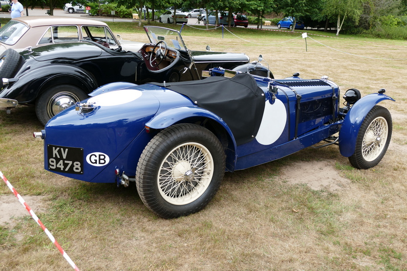 1934 Riley MPH replica Lemans car. Rear.