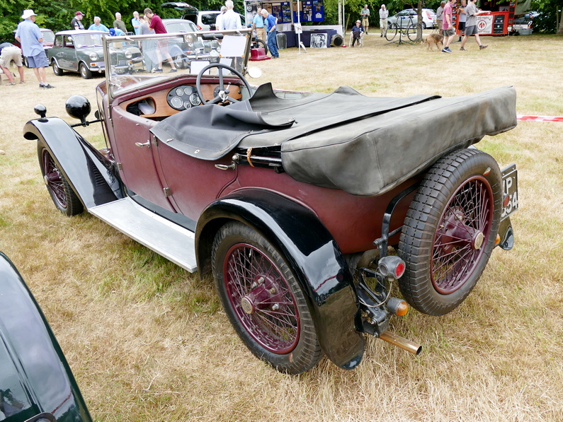 Riley 9 Tourer. Rear.