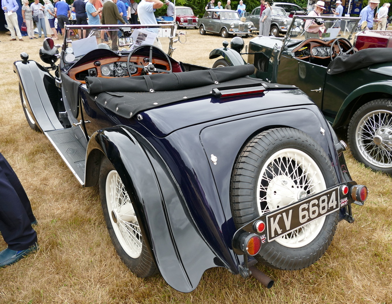 1933 Riley 14/6 Lynx. Rear.