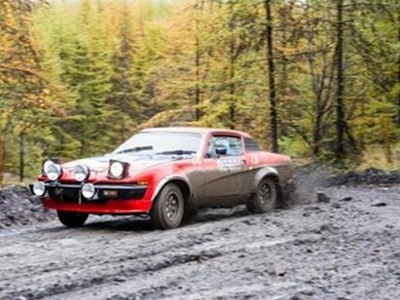 Tony Pond and Fred Gallagher's TR7 Rally Car