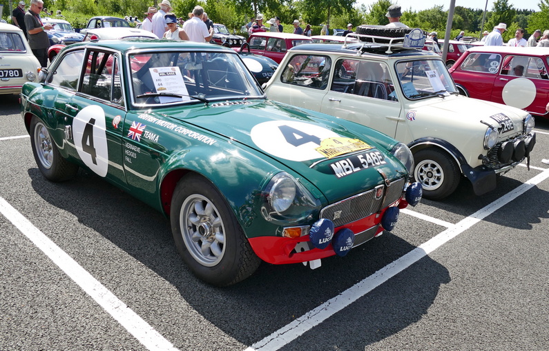 1967 MG GT Works competition car.