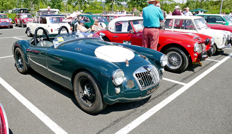 MGA in competition trim at the BMC Competitions Department 70th anniversary, Gaydon 13 July 2025.