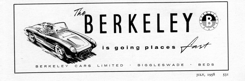 1958 Berkeley advertisement
