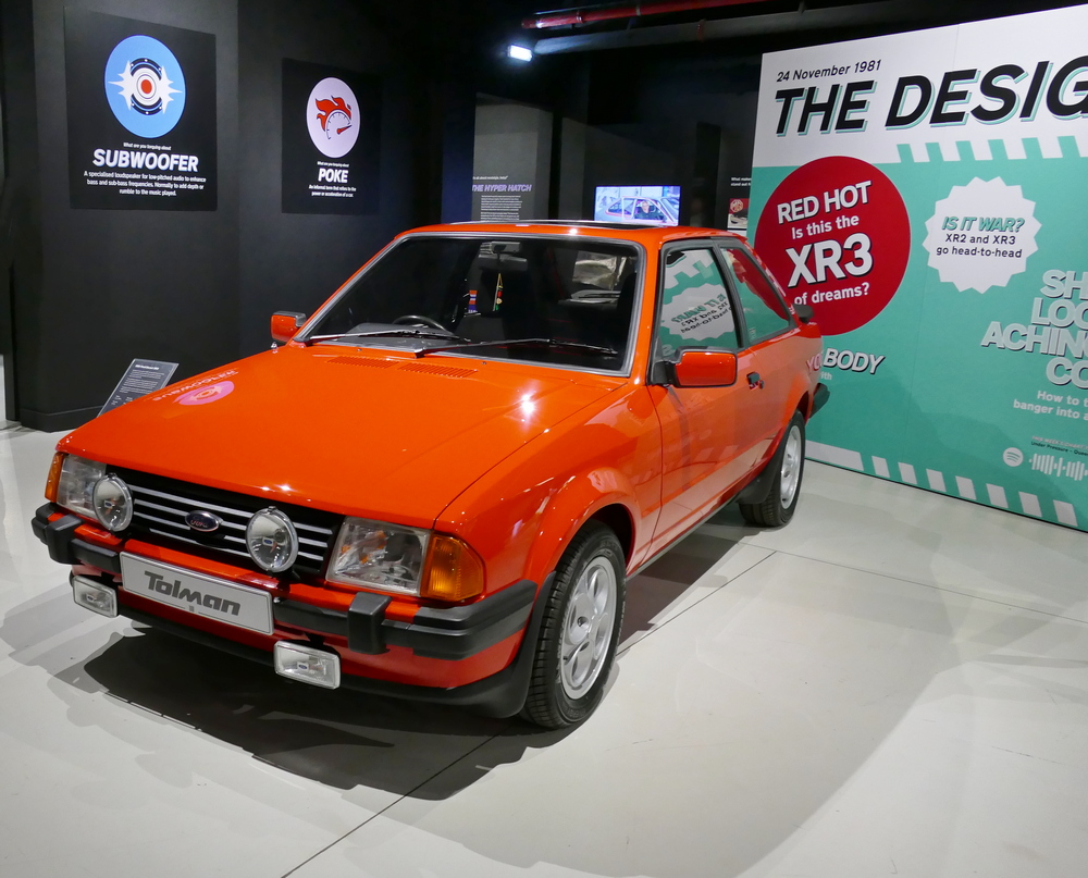 Ford XR3 at the BMM's Spoiler Alert exhibition