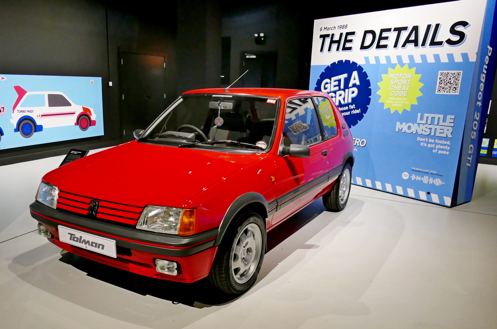 Peugeot 205 GTi at the BMM's Spoiler Alert exhibition