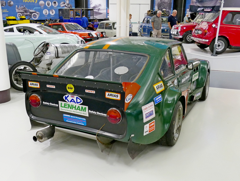1964 Lenham Le Mans AH Sprite based at the British Motor Museum. Rear.