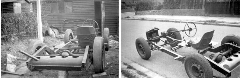 Hillman Minx chassis frame.