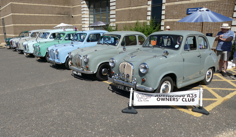 Austin A35 Club display at Gaydon july 2026
