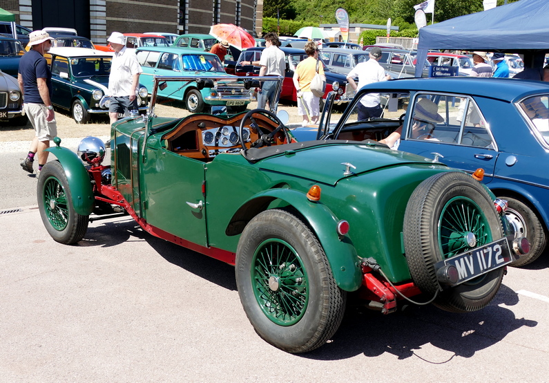 Riley 12/4 two seater sports special. Rear.