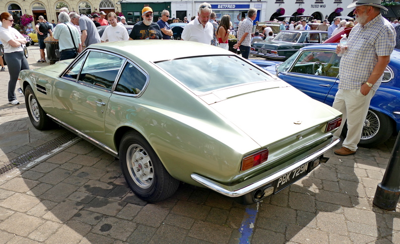 1973 Aston Martin V8. Rear.